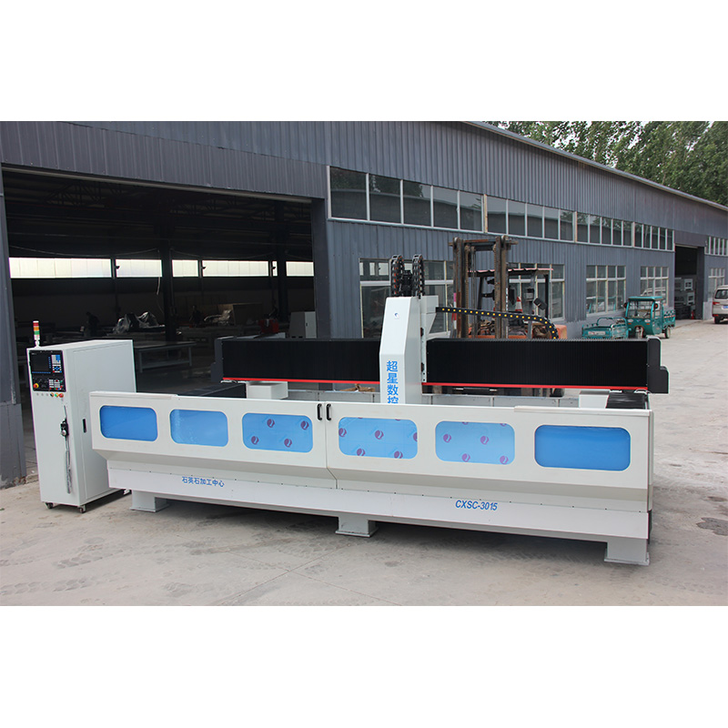 Automatic Quartz Processing Center CXSC-3015    stone cnc router machine 