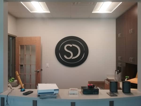 Lobby sign