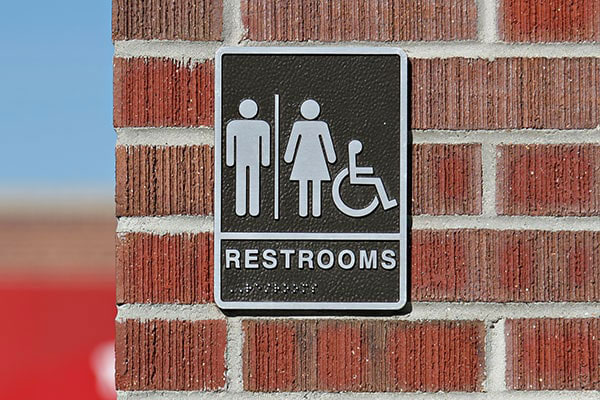 Acrylic Restroom Signage In Greenboro