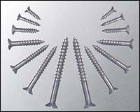 Wood Screws – Nails for Wood Fastening, Galvanized or Brass, Rolling and Cutting Types