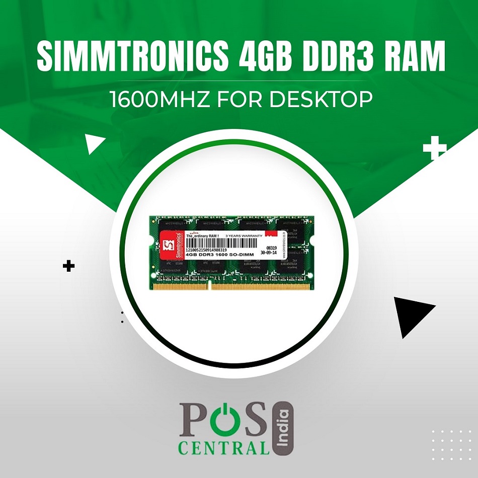 Buy Simmtronics 4GB DDR3 RAM 1600MHz for Desktop at best prices in India