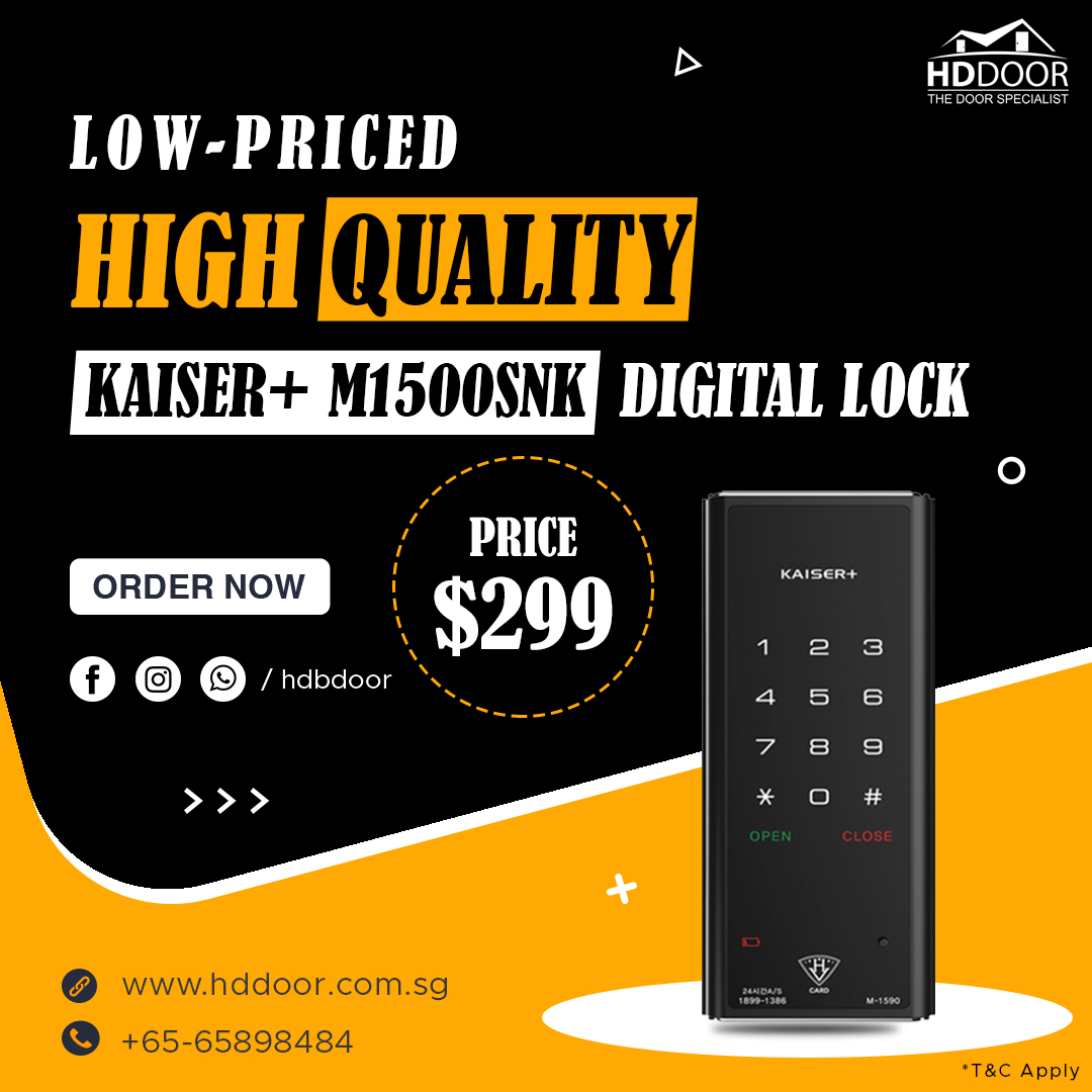 Low-Priced Kaiser+ M1500SNK Digital Lock Singapore