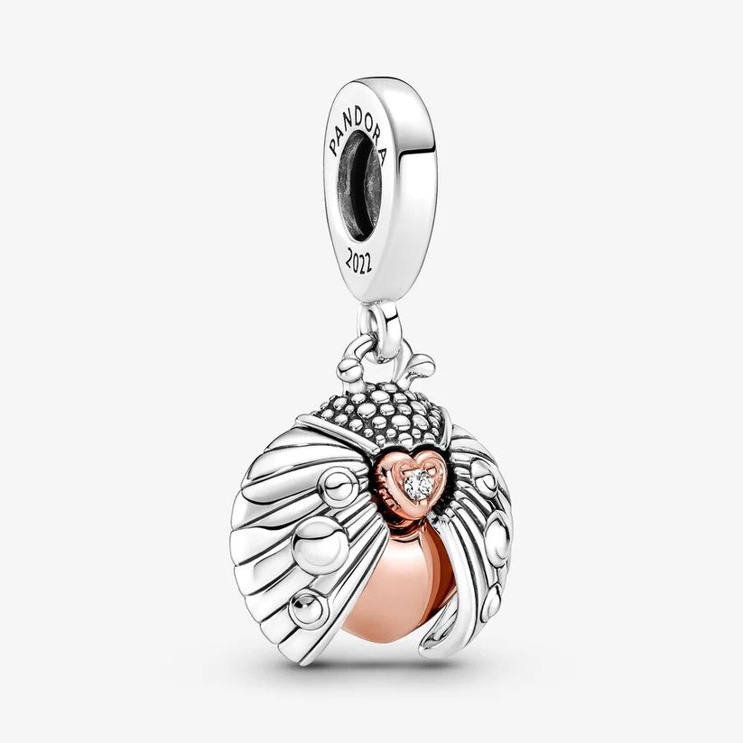 Pandora Club 2022 Ladybird & Heart Dangle Charm