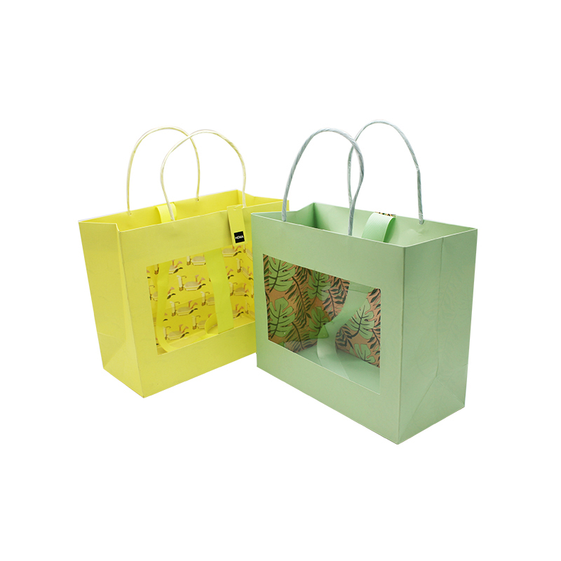 Paper Bag With Plastic Window